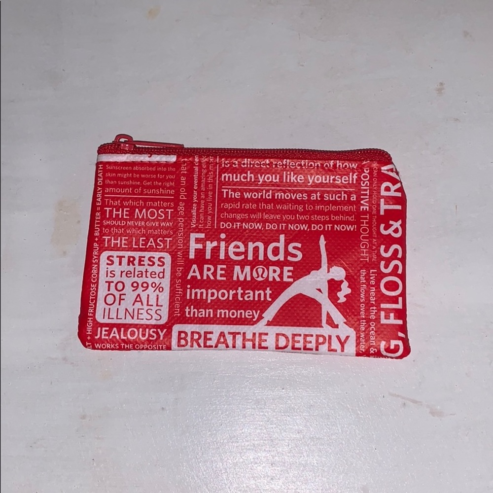lululemon coin pouch